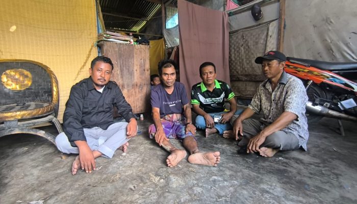 Laskar Pemuda Jeneponto Kunjungi Rumah Warga Penderita Luka Serius di Tamalatea