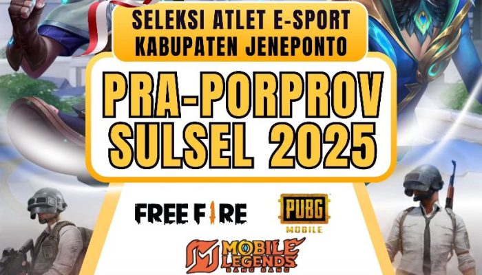 ESI Jeneponto Gelar Seleksi Atlet E-Sport untuk Pra-Porprov Sulsel 2025